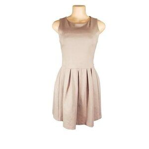 Women's Knee-High Casual Tan Beige Dress Size Small